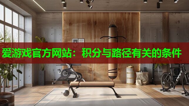 爱游戏官方网站：积分与路径有关的条件